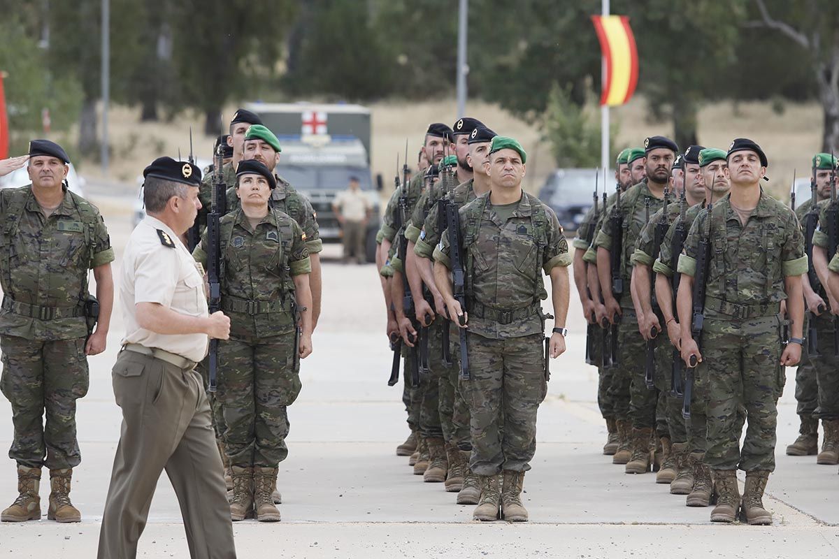 Despedida del contingente de la Brigada Guzmán el Bueno con misión en Letonia