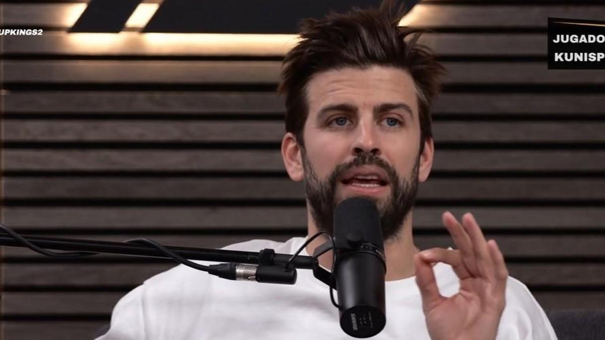 Gerard Piqué en el canal de Twitch 'Kings League'.