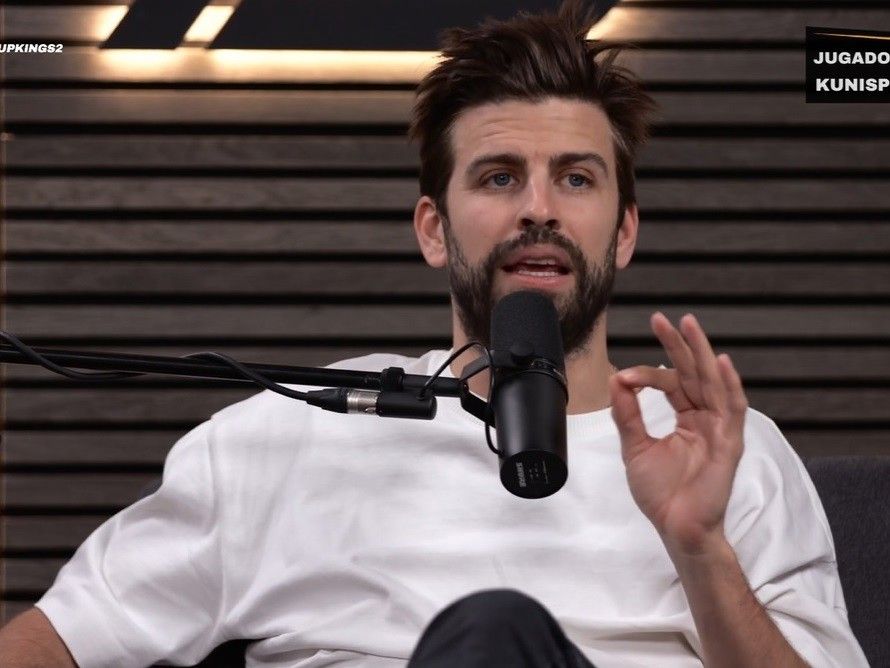 Gerard Piqué en el canal de Twitch 'Kings League'.