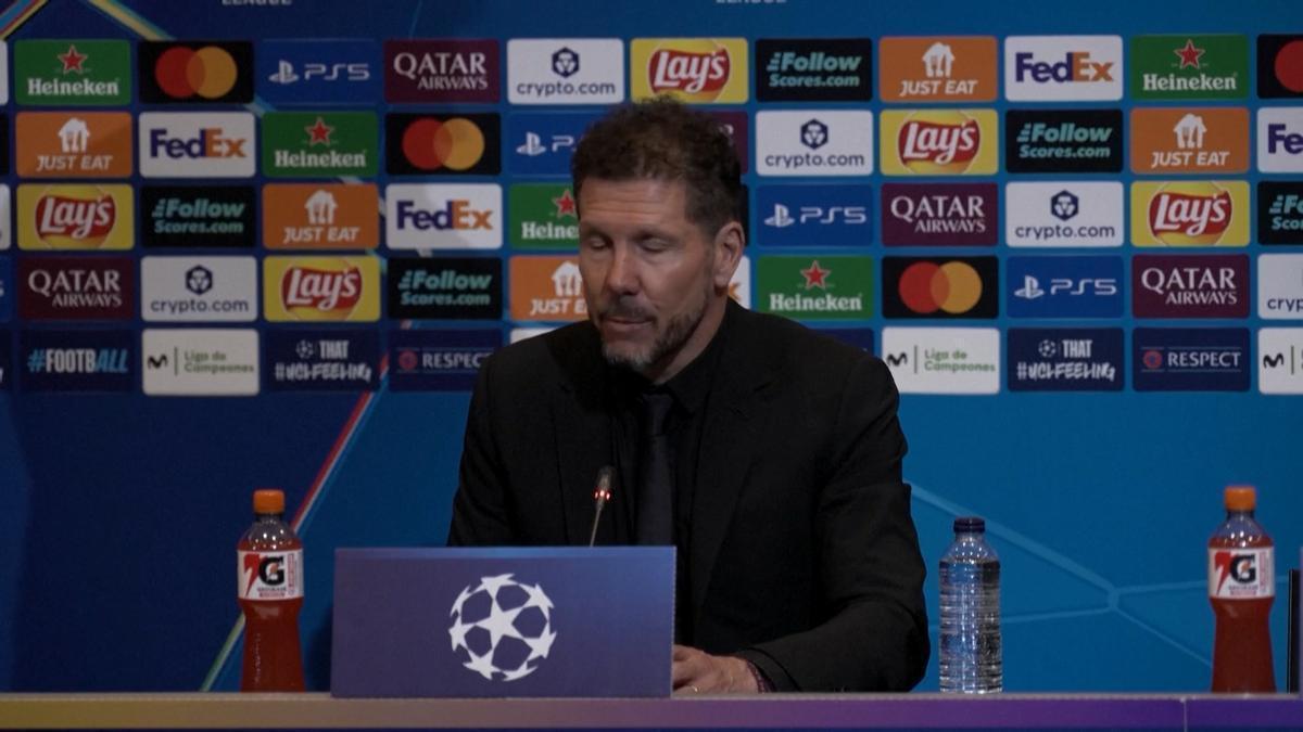 Simeone, sobre la vuelta: “Estamos preparados para competir un partido difícil”