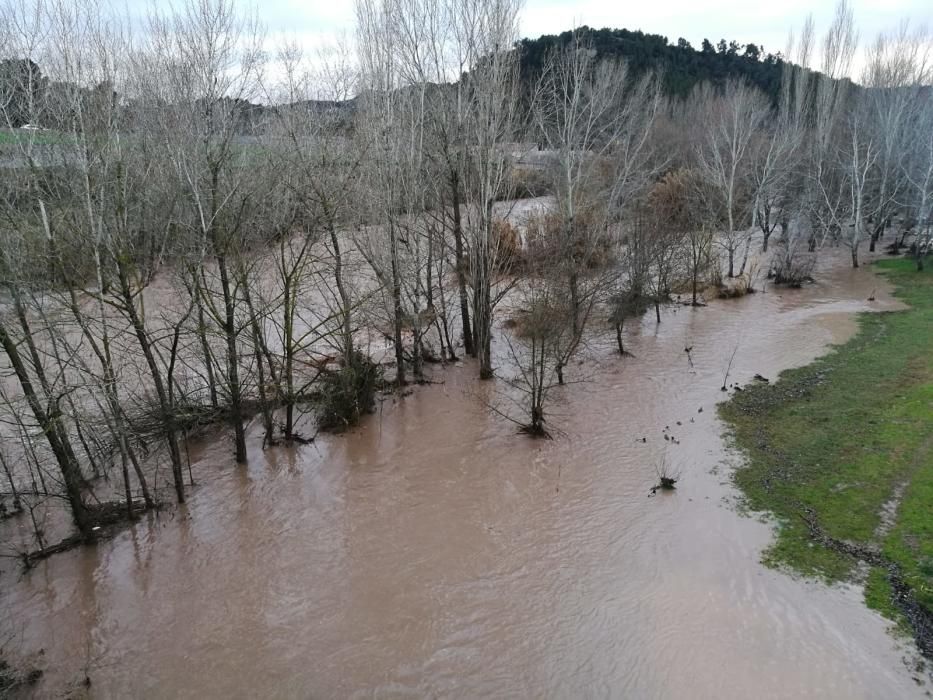 La pluja fa créixer el cabal dels rius a la Catalu