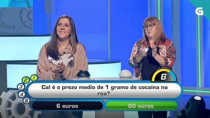 Un programa de la televisión gallega pregunta por el precio de un gramo de cocaína en la calle