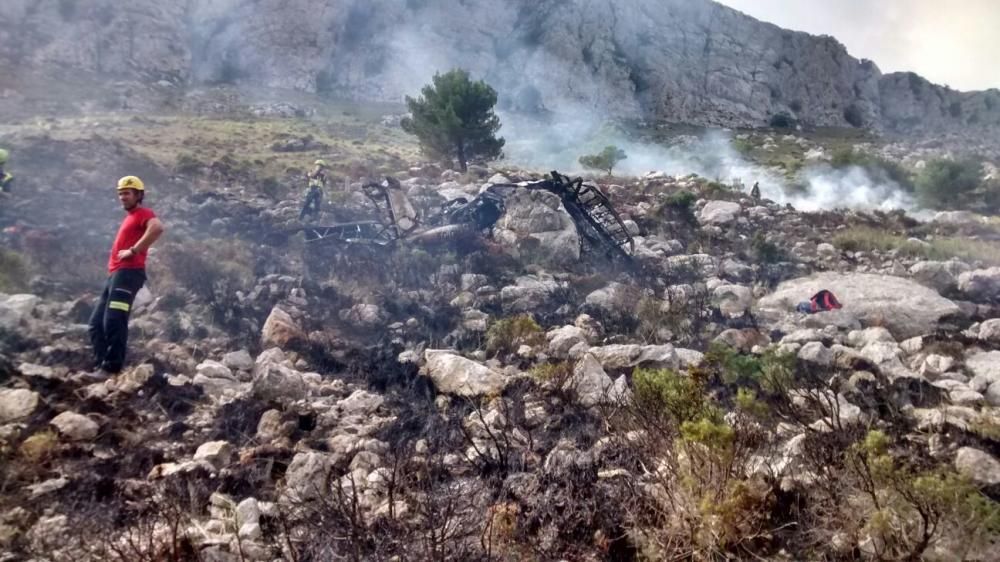 Muere el piloto de un ultraligero que se estrelló en el Puig de Massanella