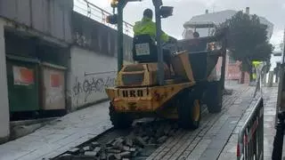 Miño inicia los trabajos de reforma de la calle Real