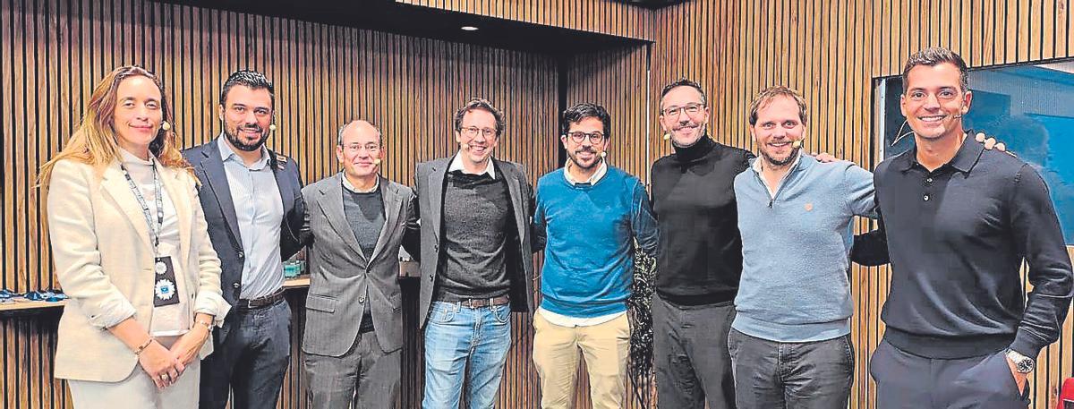 Atalaya, Rubén, Jaume, Ángel, Marc, Chema, Javier y Joan.