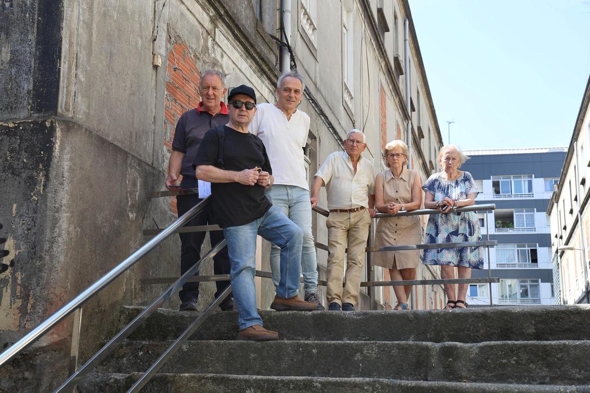 Las escaleras de acceso a la Privada Moderna, en una imagen de archivo.