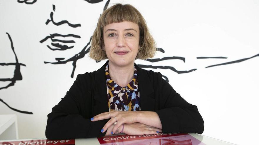 María Rodríguez, ayer, en el Centro Cultural Niemeyer. | María Fuentes
