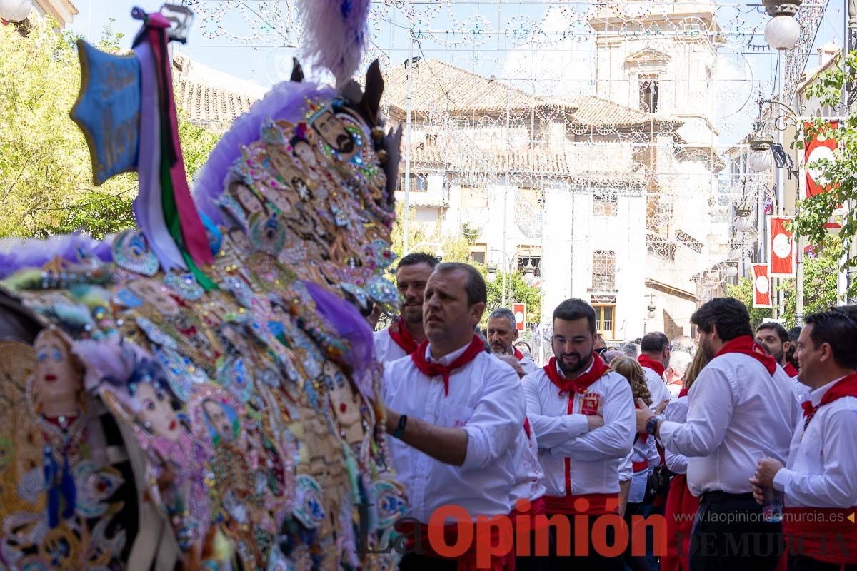 Recorrido Caballos del Vino día dos de mayo en Caravaca