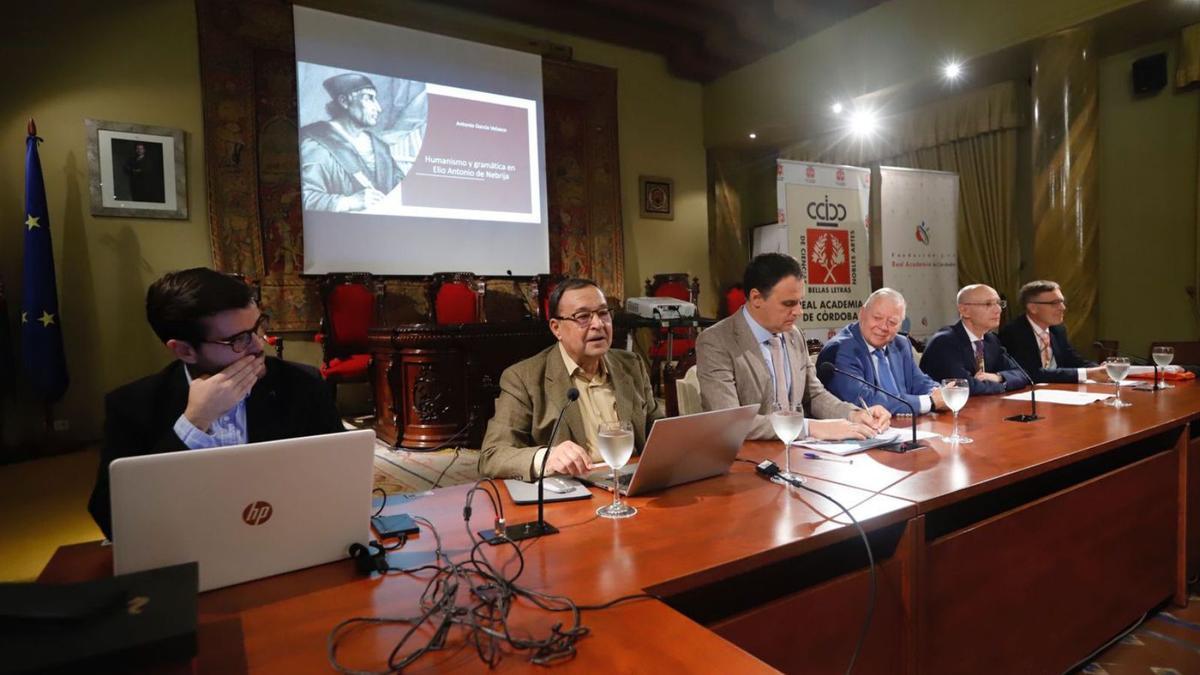 Homenaje de la Real Academia a Antonio Nebrija.