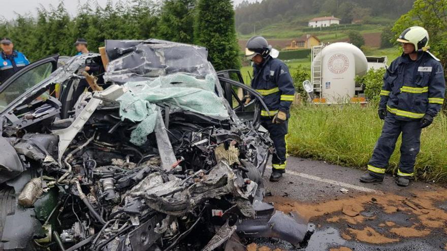 Fallece un gijonés de 45 años en un accidente en Carreño