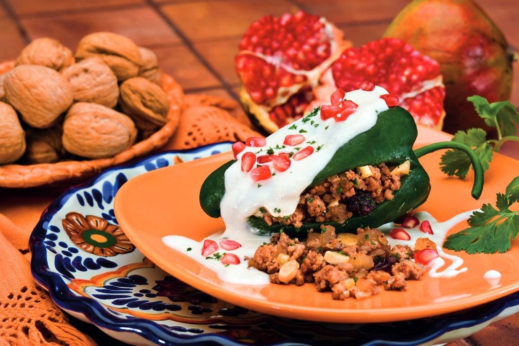 Desde el chile en nogada hasta el mole