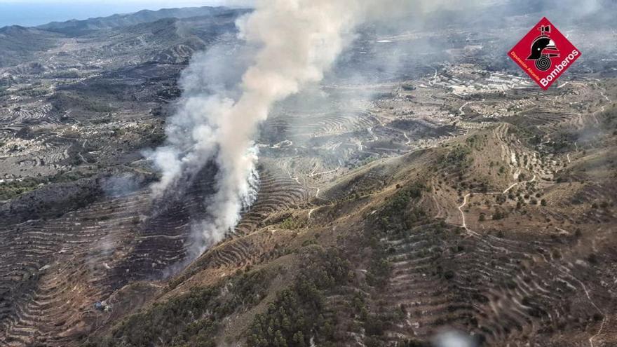 Incendio en Relleu