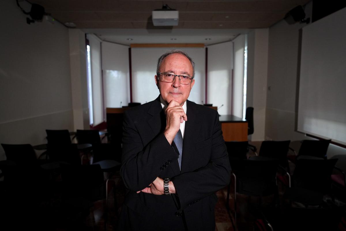 Jordi Riera, este viernes en la Universitat Ramon Llull, en Barcelona.