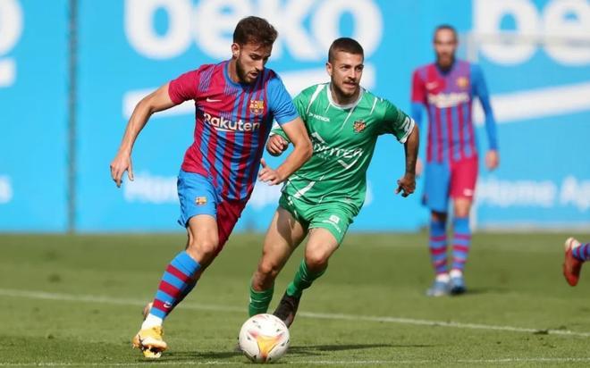 Partido de entrenamiento entre Barça y Cornellá