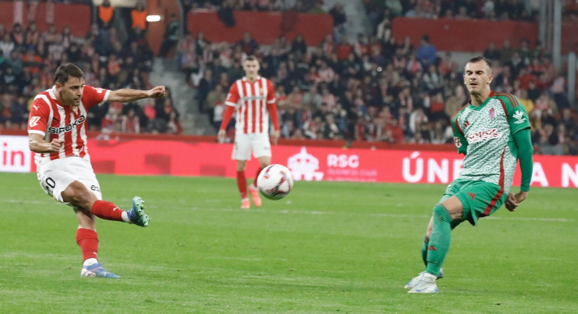 Así fue el partido Sporting-Granada, en imágenes