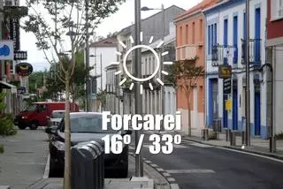 El tiempo en Forcarei: previsión meteorológica para hoy, martes 23 de julio
