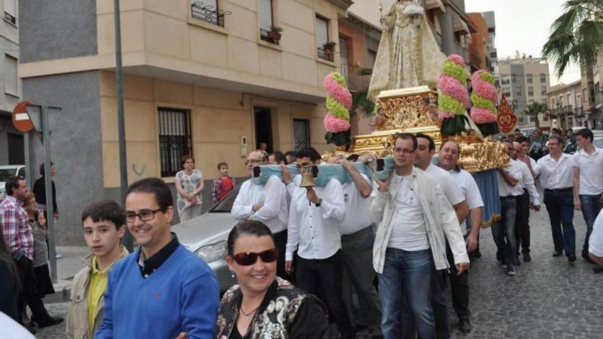 Traslado en Cieza de la Virgen del Buen Suceso.