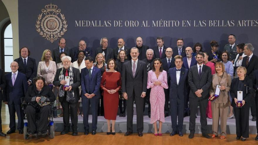 Los reyes entregan las Medallas de Oro