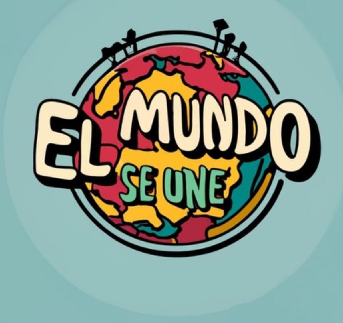 Logo del podcast El mundo se une, elaborado por el propio alumnado.