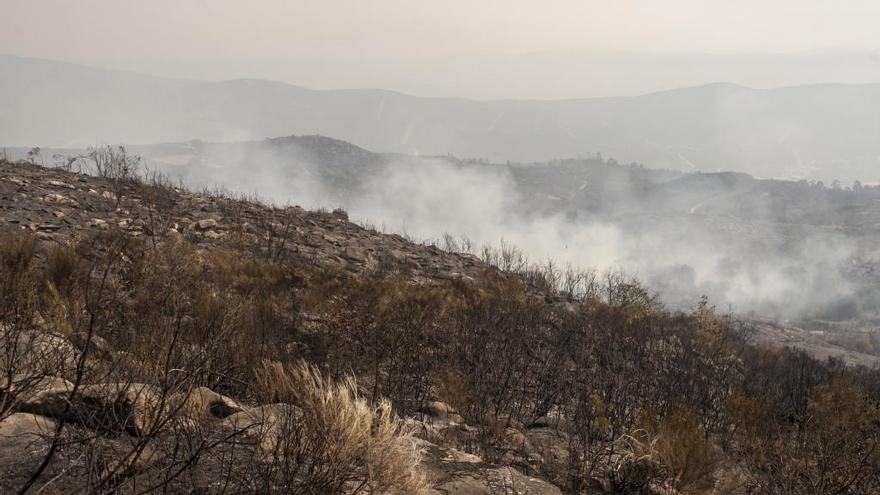 Controlados los tres grandes incendios de Ourense tras devorar 1.018 hectáreas