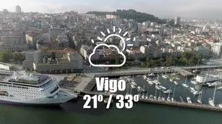 El tiempo en Vigo: previsión meteorológica para hoy, martes 18 de agosto