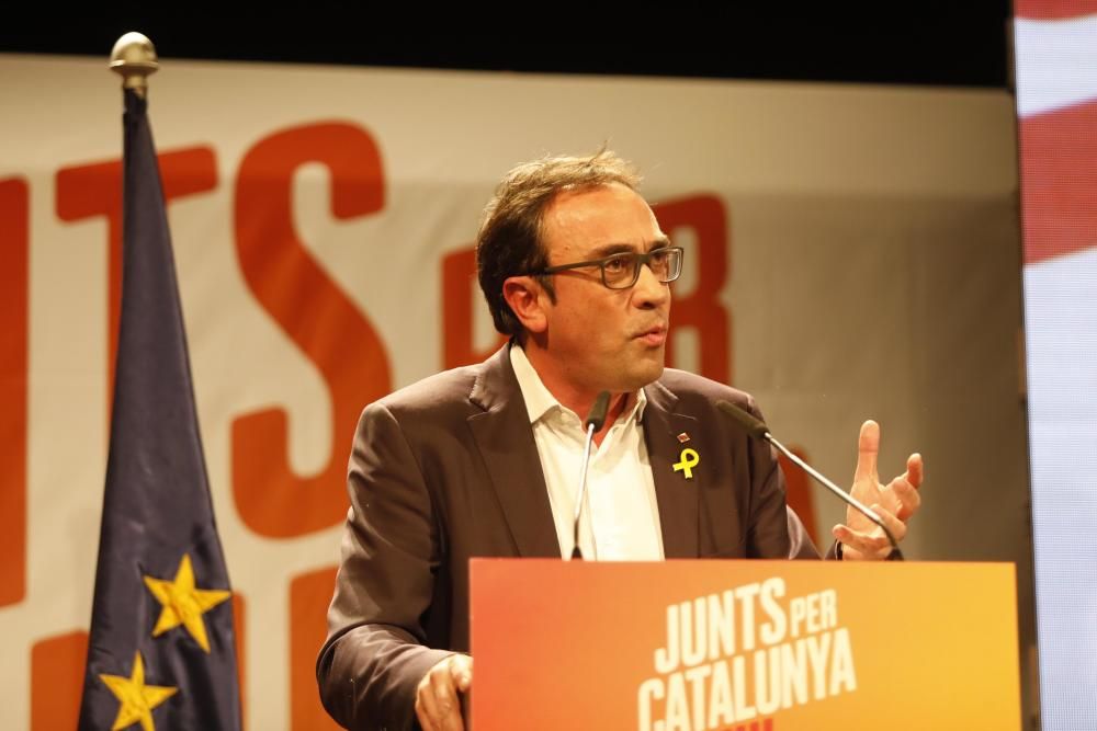 Acte central de la campanya de Junts per Catalunya a Girona