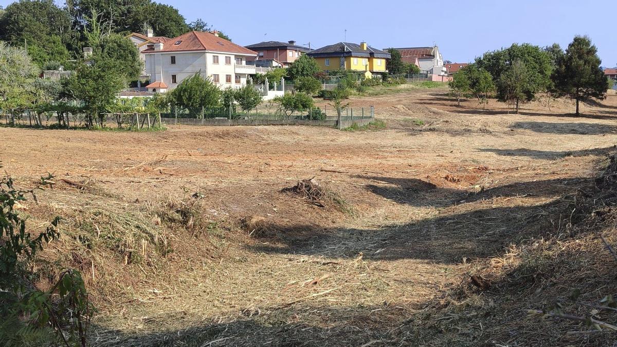 Terrenos en el ámbito de A Rúa que se pretende desarrollar |  Santos Álvarez