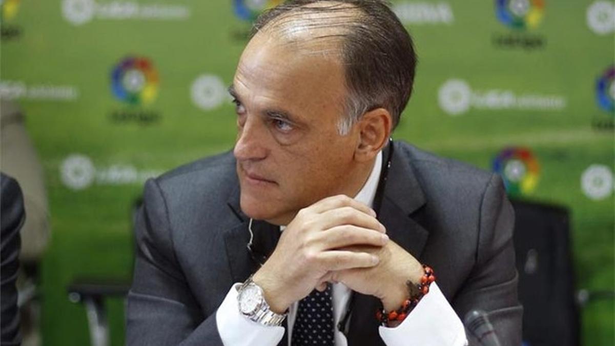 Tebas, presidente de la Liga de Fútbol Profesional