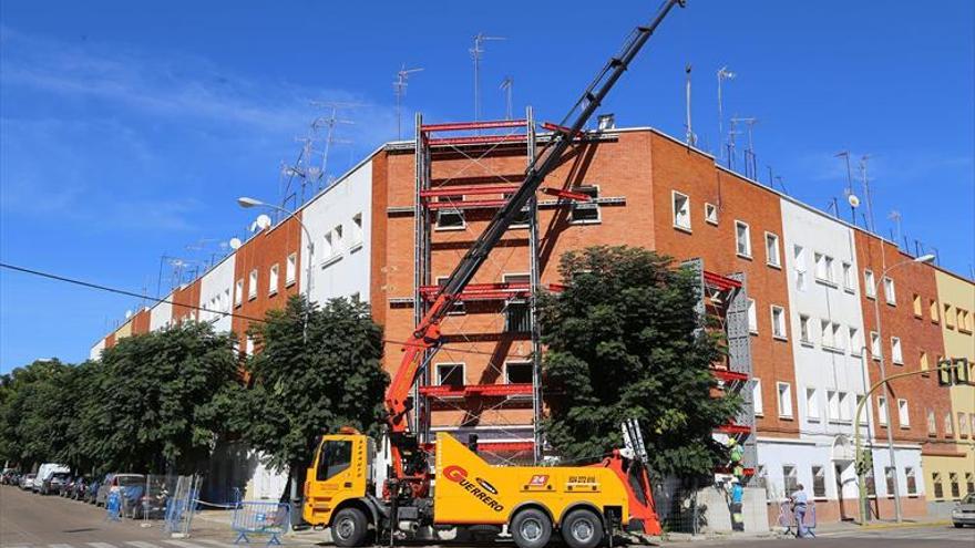 Corte de tráfico POR el mal estado de un edificio