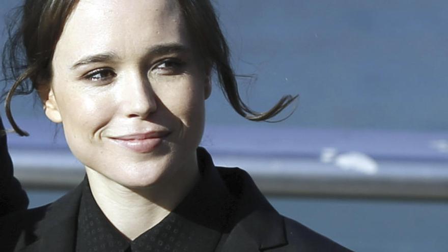 La actriz Ellen Page.