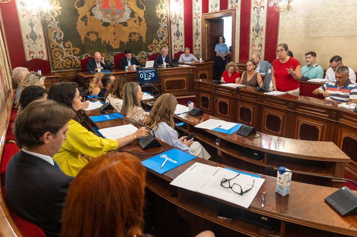 Las imágenes del Pleno Extraordinario del Ayuntamiento de Alicante