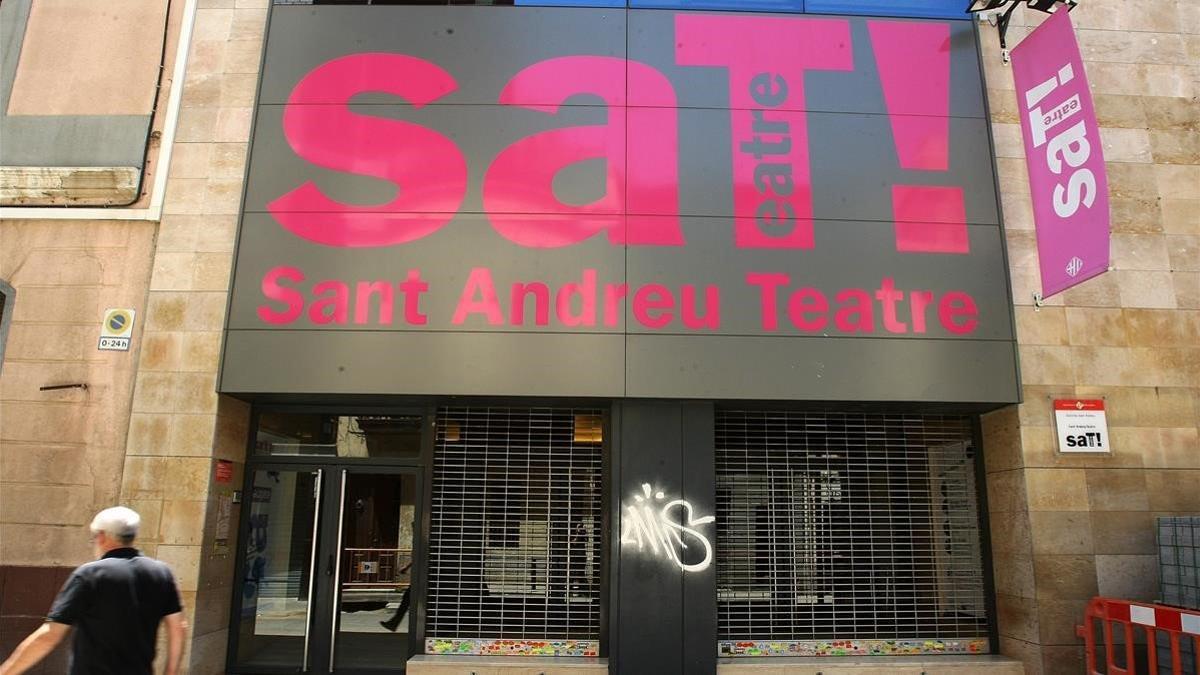 Fachada del SAT (Sant Andreu Teatre)