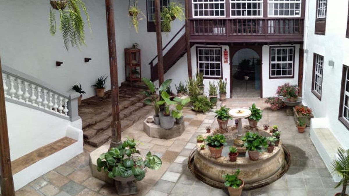 Patio interior de la casa museo.