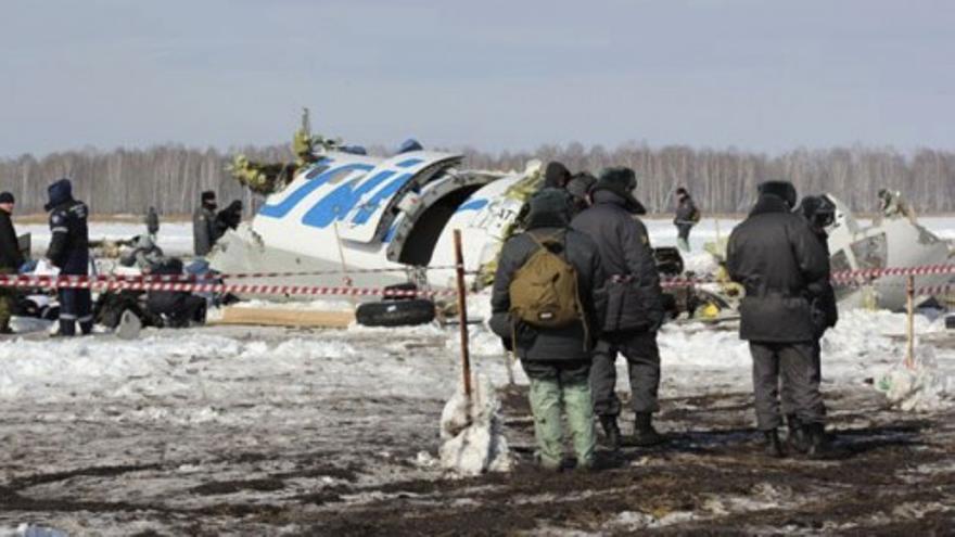 Tragedia aérea en Siberia