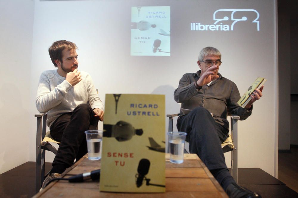 Ricard Ustrell presenta la seva novel·la «Sense tu» a Girona