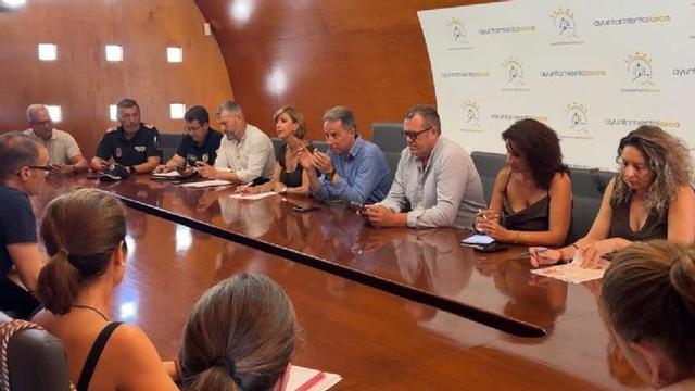 Reunión con los diferentes servicios para coordinar el disposistivo.