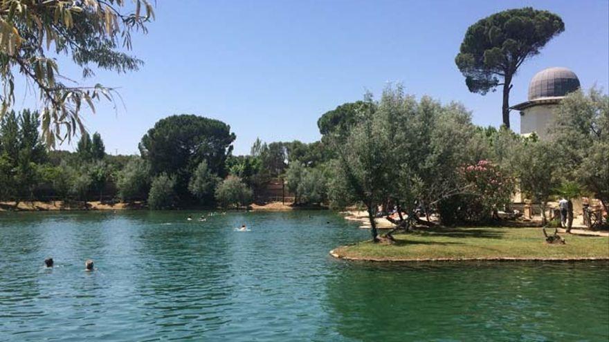 Lago Termal de Alhama de Aragón en Zaragoza