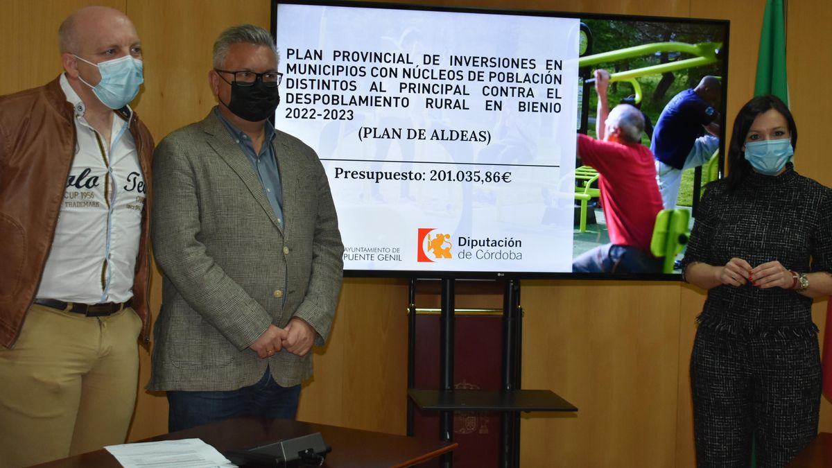El equipo de gobierno de Puente Genil informa del Plan de Aldeas.