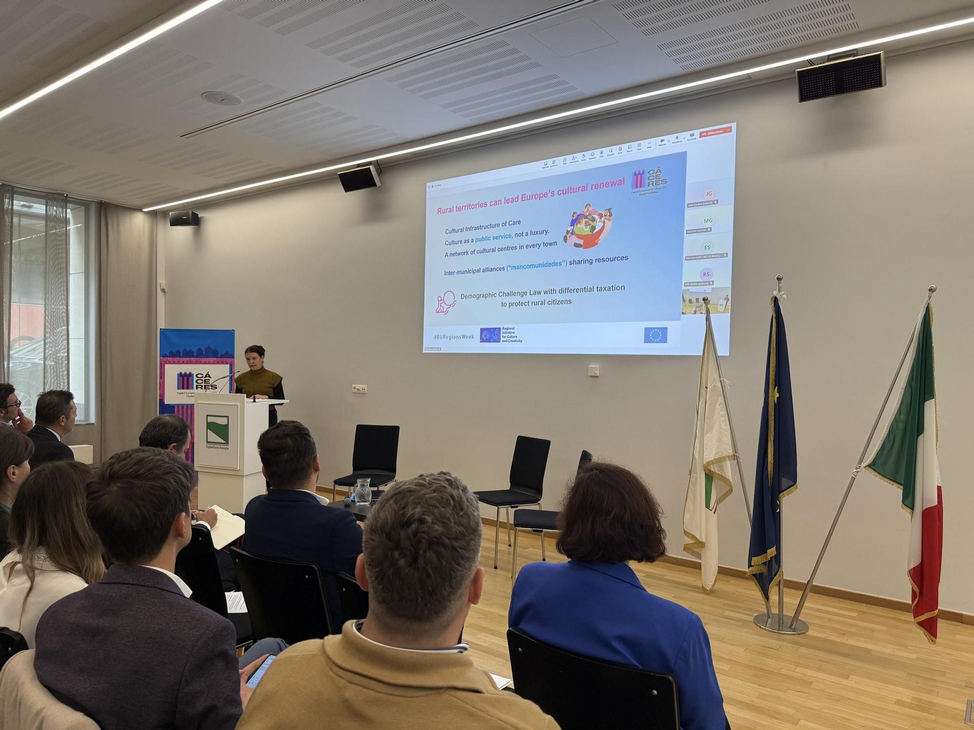 Fotogalería | Cáceres presenta sus virtudes culturales en Bruselas de cara a la capitalidad de 2031