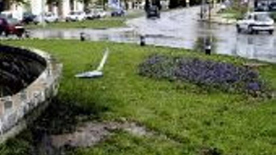 Doble choque en la fuente de Isabel de Portugal