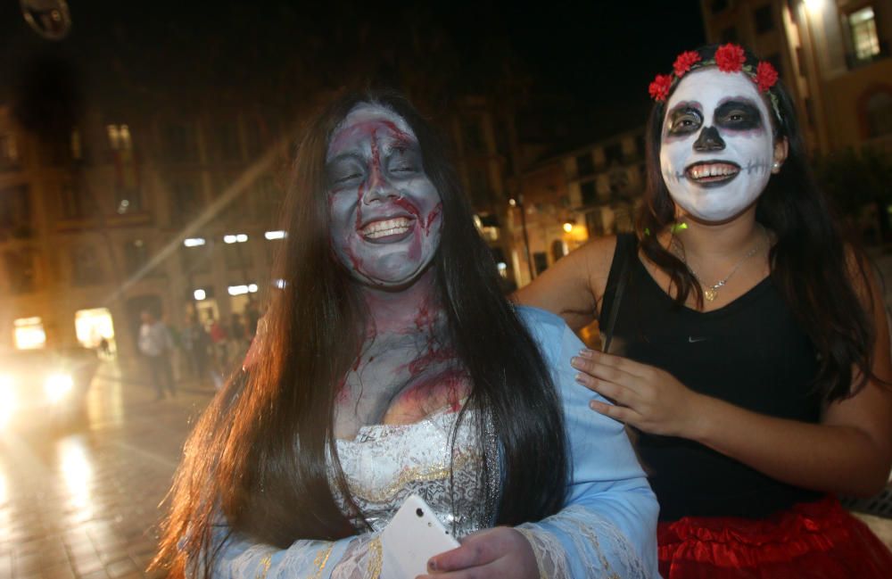 Celebración de Halloween en el Centro de Málaga