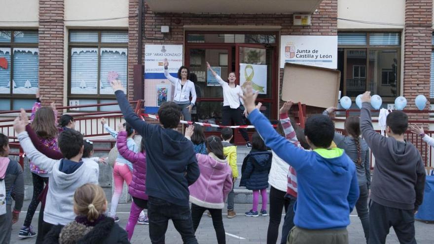 Actividad en un colegio de Zamora.