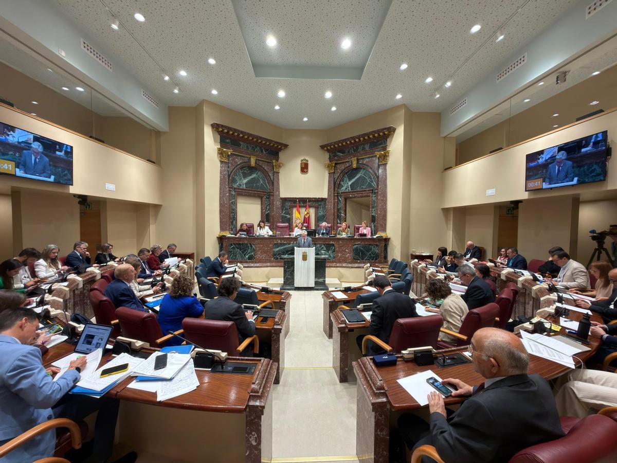Pleno de la Asamblea Regional, este jueves