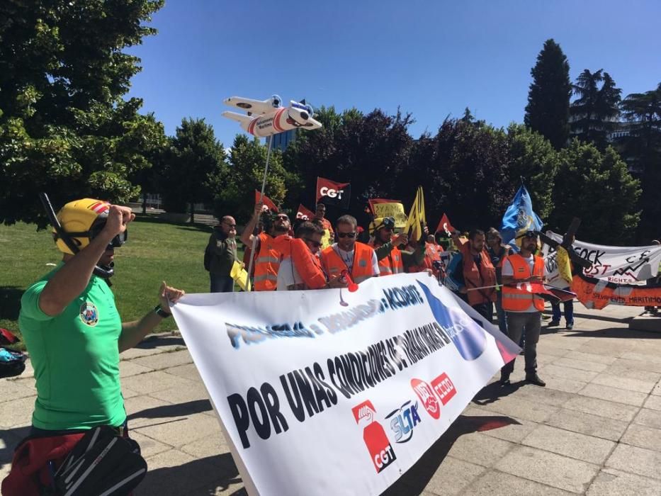 Protesta Salvamento Marítimo