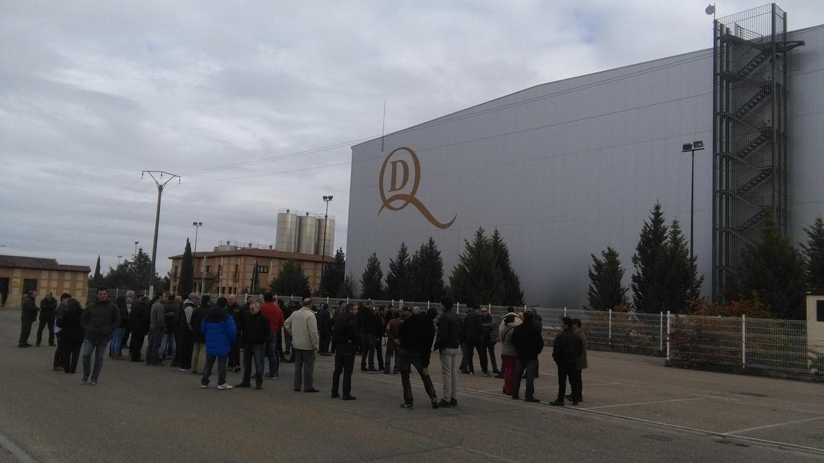 Instalaciones de la fábrica quesera de Toro.