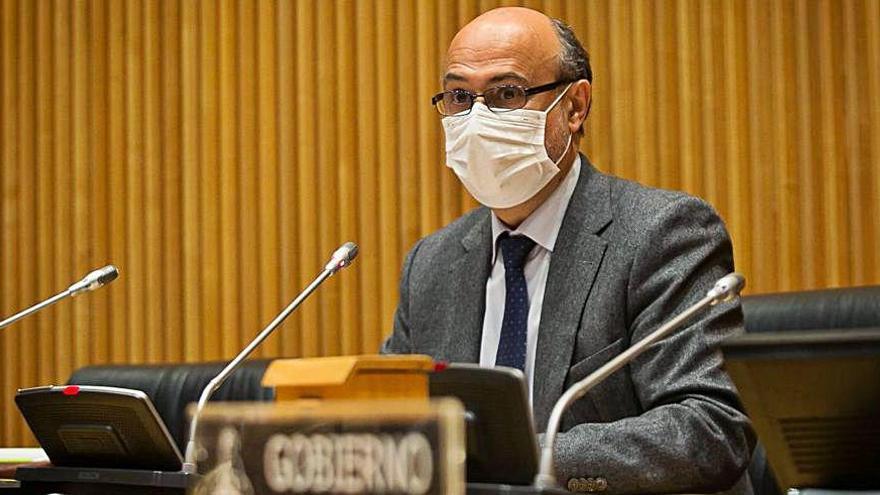 Herrero, director de Cooperativas Agroalimentarias, en el Congreso.