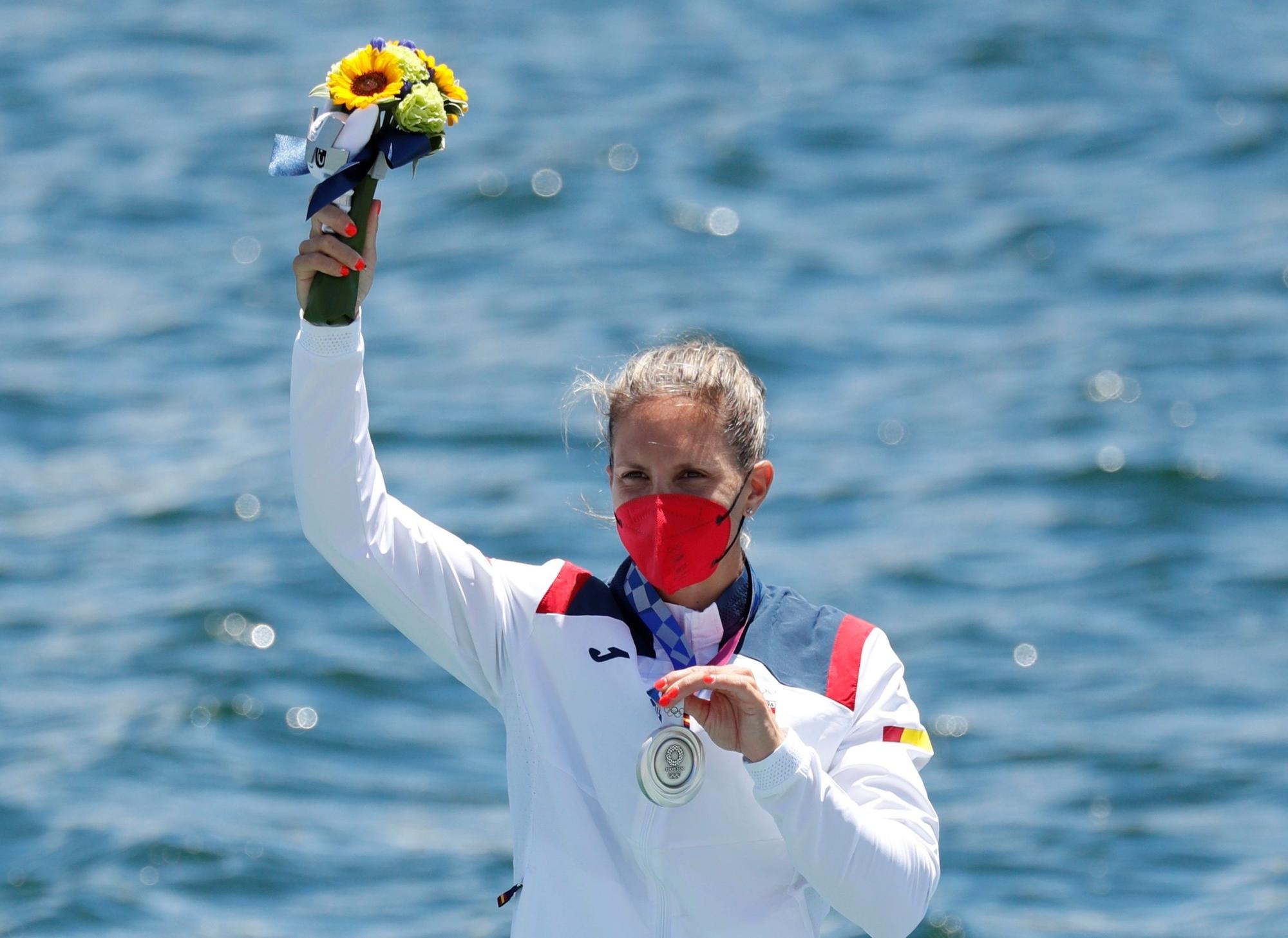 Teresa Portela alcanza la medalla de plata en el K1 200