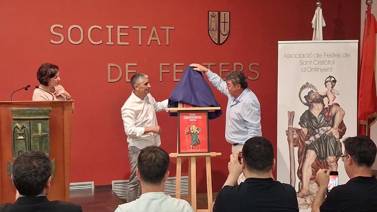 Presentación del cartel de las fiestas de Sant Cristòfol de Ontinyent.