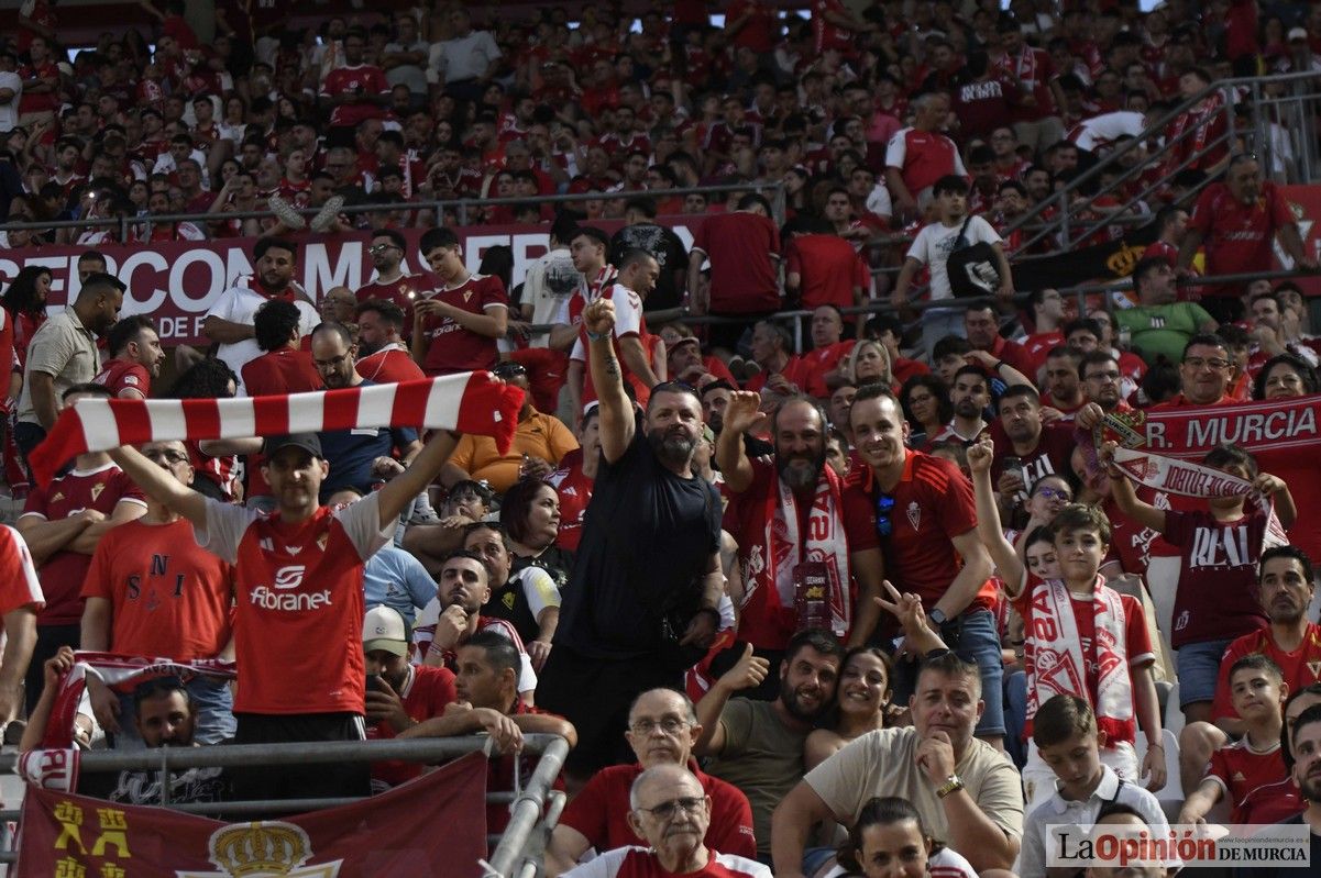 Así fue el encuentro del play off del Real Murcia y el Nástic en la lucha por el ascenso