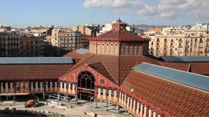 Avancen les obres de remodelació del mercat de Sant Antoni.